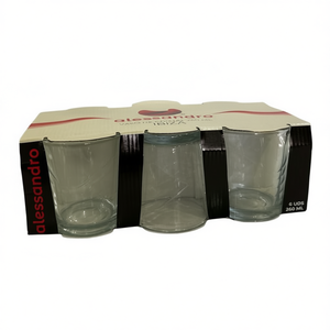 IBIZA 260ML Verres à boisson en verre VASOS CRITAL AGUA Verres élégants faits à la main - Product Image 2