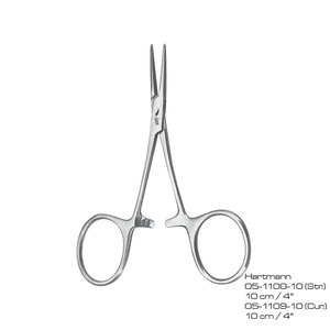 Pinces hémostatiques 10 cm droites et courbées pour la chirurgie générale, certifiées CE, en acier inoxydable, pince chirurgicale - Product Image 5