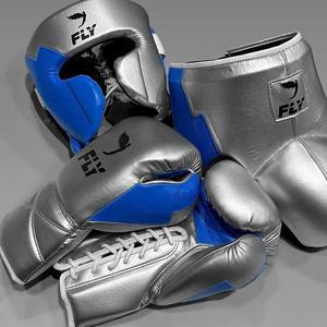 Ensemble d'entraînement et de sparring Fly neuf, sur mesure, en cuir professionnel, dernier modèle, super confortable, pour la boxe et le kickboxing. - Product Image 2