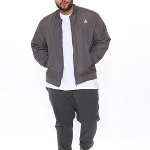 Chaqueta Bomber Clásica, Cómoda, Sólida, con Revestimiento, de Alta Calidad, Personalizada para Hombre, Otoño, Formal, a la Moda - Product Image 1