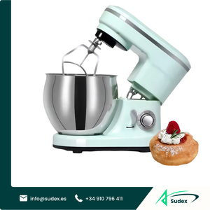 เครื่องผสมอาหารแบบตั้งโต๊ะ Sudex SM-966 หัวผสมแบบปรับเอียงได้ ขนาด 3 ลิตร ถึง 12 ลิตร สำหรับใช้ในครัวเรือน เหมาะสำหรับการอบขนม - Product Image 1