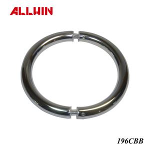 Poignées de porte et de fenêtre à tirer et pousser, style coude, montées sur verre, à double embout - Product Image 3