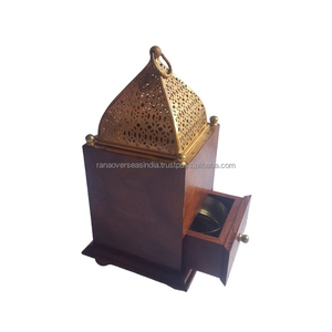 Quemador de Incienso de Cono de Carbón Vegetal de Metal y Madera Ecológico de Lujo con Cajón, Incienso Tibetano, Ambiente Aromático para Todas las Estaciones, Excelente - Product Image 3
