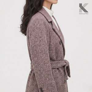 Premium Dobby Cotton Spandex Trench Coat 345GSM Heavy <b>Brushed</b> Winter Jacket for Unisex Soft Warm OEM Supplier - Product Image 3