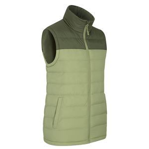 <b>Men's</b> Lightweight Sleeveless Gilet <b>Waistcoat</b> Stand Collar Puffer Padded Vest Breathable Washed Technique Outer Wear <b>for</b> Winter - Product Image 6