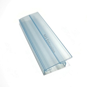 Soportes de etiquetas de estante de PVC transparentes OEM personalizados, Datastrip rígido, accesorios de exhibición al por menor para Almacenamiento y suministros de supermercado - Product Image 1