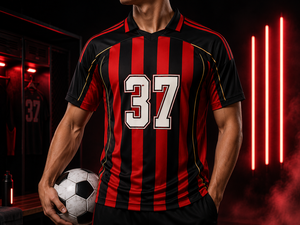 Uniforme Deportivo de Jersey de Alta Calidad al por Mayor, Impresión 3D, Secado Rápido, Tela que Absorbe la Humedad, Logotipo Personalizado Sublimado en la Parte Delantera y Trasera - Product Image 1