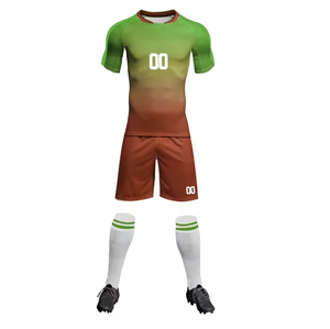 ชุดยูนิฟอร์มฟุตบอล/ซอคเกอร์แบบขายส่งที่ปรับแต่งได้ พร้อมโลโก้พิมพ์ตามสั่งและแขนสั้น - Product Image 5