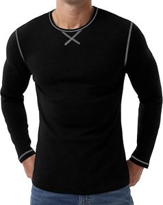 Chemise pour homme en laine mérinos avec bordure réfléchissante, respirante, détails haute visibilité, en flanelle, manches longues, pour le travail en extérieur, décontractée, hiver - Product Image 5