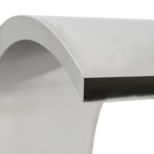 Elegante Fontana per Piscina in Acciaio Inossidabile 304 Argento con Inserti Decorativi - Product Image 5