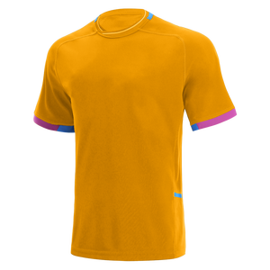 Camiseta Deportiva Amarilla de Manga Corta para Entrenamiento de Fútbol, Ropa Deportiva, Camiseta Atlética - Product Image 1