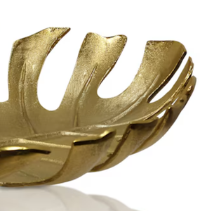 Tazón para Servir Alimentos de Alta Calidad, Acabado Dorado Brillante, Hecho a Mano, Resistente a la Decoloración, Forma Ovalada Rústica, Ideal para un Servicio Elegante - Product Image 3