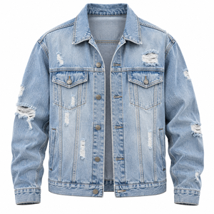 Chaqueta de Mezclilla para Hombre, Cómoda, de la Mejor Tela, para Invierno, Transpirable, de la Más Alta Calidad - Product Image 1