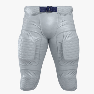 Mens Black Padded American Football Pants Athletic Fit Belt Closure Breathable Practice <b>Game</b> Performance Sportswear Adult Wear - Product Image 4