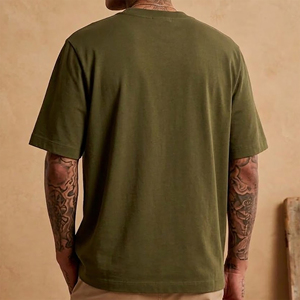 T-shirt da uomo in cotone 100% a maniche corte, traspirante e leggera, stile streetwear hip hop, prezzo all'ingrosso conveniente. - Product Image 6