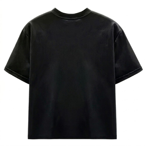 เสื้อยืดคอกลมทรงปกติสำหรับผู้ชาย OEM ซักได้ ทนทาน ใช้งานได้หลากหลาย แขนสั้น โลโก้ด้านหน้าประดับด้วยคริสตัล เป็นมิตรต่อสิ่งแวดล้อม แห้งเร็ว ผลิตจากวัสดุออร์แกนิค - Product Image 3