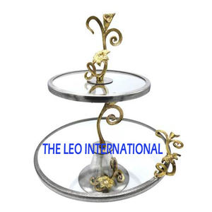 ฐานวางเค้กแต่งงานแบบชั้นเดียว ทำจากไม้และวัสดุโปร่งแสง พร้อมฝาครอบทรงโดม ฐานวางเค้กแต่งงานสุดหรู - Product Image 5