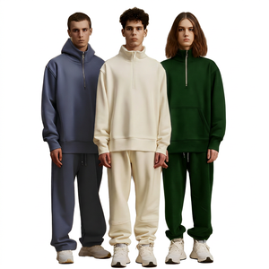 Veste polaire unie pour homme, zippée, coupe oversize, finition délavée, respirante, écologique, directement de l'usine - Product Image 5