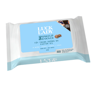 Lingettes humides Luck Lady, 25 unités, pour le soin de la peau et le démaquillage, lingettes cosmétiques en tissu rayonne de qualité supérieure, eau pure RO EDI UV, vente en gros - Product Image 1