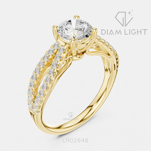 Bague de mariage ronde 0,90 carat, bijoux fins, certifiée IGI, or blanc 14 carats, diamant de laboratoire, bague de fiançailles et d'anniversaire - Product Image 6