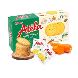 LIBRA ATELA Craquelins croustillants aux légumes 150G HALAL ISO Paquet de boîtes de sachets au goût sucré salé Produit FMCG Vietnam Prix compétitif - Product Image 1
