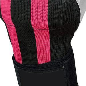 Guantes de Gel para Fitness con Soporte para Muñeca, Color Rosa y Negro, Elásticos, Transpirables, Unisex, Equipo de Protección Deportiva, Cierre de Gancho y Bucle para Boxeo - Product Image 4