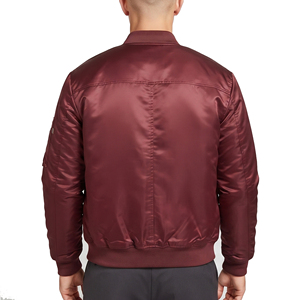 Vestes bomber d'hiver pour hommes, sur mesure, de qualité supérieure, légères, en nylon satiné, coupe-vent, respirantes, streetwear - Product Image 2