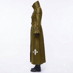 Nouvelle Tendance : Manteau Gothique Anti-rides en Cuir Véritable pour Femme à Manches Longues et Col Montant par RIVIAN ATLANTIC - Product Image 5