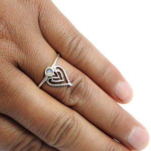 925 Sterling Silver Handmade <b>Labradorite</b> Gemstone <b>Ring</b> With Unique Crown Shape Perfect Boho <b>Ring</b> For Wedding and Party Occasions - Product Image 5