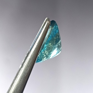 Piedra Preciosa Suelta de Aguamarina Azul Santa María Natural de 5.95 Quilates, Corte Ovalado Facetado, Translúcida, Gemas de Zafiro Internacionales - Product Image 6