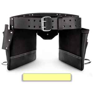 Different Size Multiple Pockets Customized Leather Tool Bags / New Design Heavy Duty Comfortable Leather Tool Bags - Product Image 3