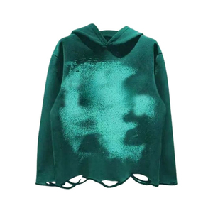 Nueva Sudadera con Capucha de Diseño Urbano, Lavado Ácido, Estampado Digital, Detalles Lisos, Asequible, Mezcla de Algodón, Estilo Vintage - Product Image 3