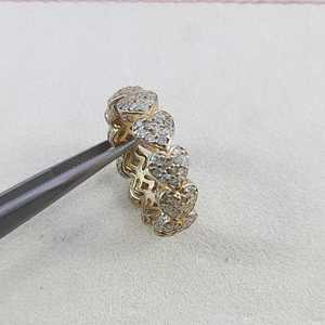 2.07 Ct Round Cut Natural Diamond Engagement <b>Wedding</b> <b>Ring</b> <b>for</b> <b>Women</b> 925 Sterling Silver 4g Prong <b>Set</b> Wholesale - Product Image 2