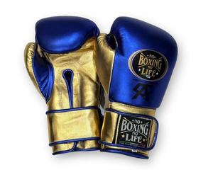 Gants de boxe Sanda personnalisés en cuir de vachette véritable, légers, respirants, à doigts entiers, pour adultes, avec fermeture auto-agrippante – Vente en gros - Product Image 6