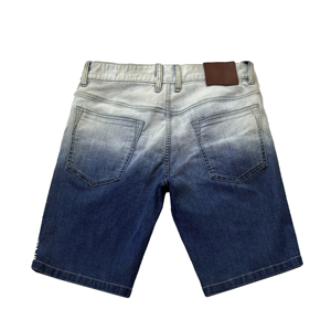 Shorts en jean pour hommes, coupe ample, délavés aux enzymes, style vintage, streetwear, collection 2026, vente chaude - Product Image 3
