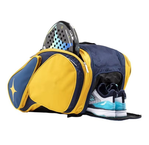 Bolsa de Tenis 2026, Impermeable, de Nailon, Gran Capacidad, Mochila Deportiva con Cierre de Cremallera y Detalles Verdes - Product Image 2