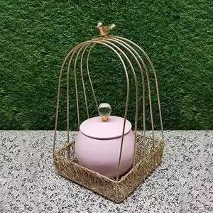 Cesta de regalo decorativa de metal, cesta para guardar frutas y pan, cesta de embalaje para regalo, organizador para el hogar y la cocina - Product Image 6