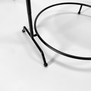 3-Tiers Metal Countertop Display <b>Rack</b> Rotating Buffet Food & <b>Plates</b> Stand - Product Image 2