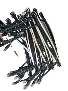 บังเหียนหนังม้าสำหรับนักขี่ม้าทำจากพีวีซีอุปกรณ์เสริมจมูกชุดหนังอินเดียโลโก้ออกแบบได้ตามต้องการ - Product Image 2