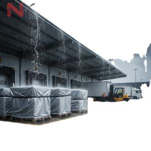 Bâche en PE 100 % imperméable de qualité industrielle pour entrepôt, transport et applications extérieures polyvalentes – Vente en gros - Product Image 2