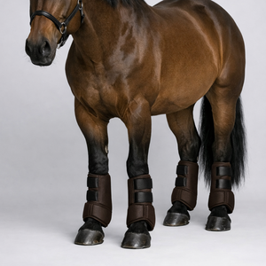 Bottes de protection équestres en néoprène respirantes, absorbant les chocs, durables, protection des jambes, service OEM personnalisé - Product Image 1