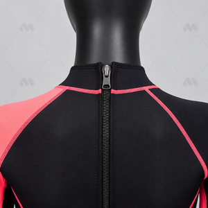 Traje de Neopreno de 2 mm, Impermeable, Transpirable, de Piel Lisa, Unisex, Manga Larga Delantera, Cierre Trasero, para Triatlón, Pesca Submarina, Buceo, Surf - Product Image 5