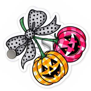 Soporte de Pestañas Acrílico con Diseño de Lazo de Calabaza de Halloween, Bonito y Espeluznante, para Extensiones de Pestañas, con Impresión de Logotipo Personalizado - Product Image 2