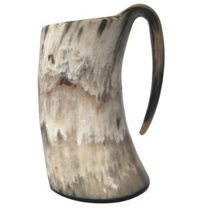 Custom Manufacturer 100% Original Buffalo Horn Mugs Polish Eco Friendly Natural Custom Made Animal Horn Mug & Tankard Hot Sell - Product Image 4