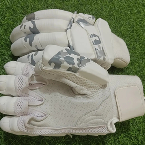 Gants de cricket à ajustement anatomique avec protection des doigts, confortables pour le battement, avec panneaux latéraux en maille respirante, rapides - Product Image 3