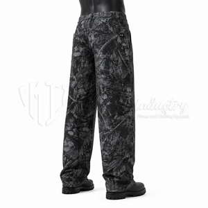 Pantalon large camouflage personnalisé coupe ample Y2K streetwear utilitaire unisexe OEM ODM Vente en gros - Product Image 4