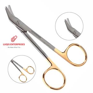 Suture Wire Scissors <b>Angled</b> Serrated Tungsten Carbide Surgical Instrument Precision <b>Cutting</b> <b>Tool</b> Reusable Medical Equipment - Product Image 1