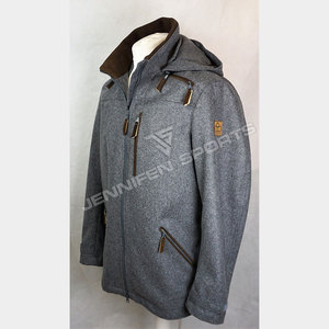 <b>Light</b> Luxury Quality Autumn Winter 100% Wool Hunting Jacket Woolen Coat Men's Shoulder Sleeves ODM With Hood - Product Image 2