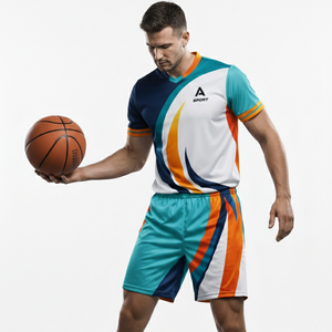 Ensemble d'uniformes de football à design évasé, imprimé par sublimation, respirant, séchage rapide, nom d'équipe personnalisé, services OEM, prix de vente direct usine - Product Image 1