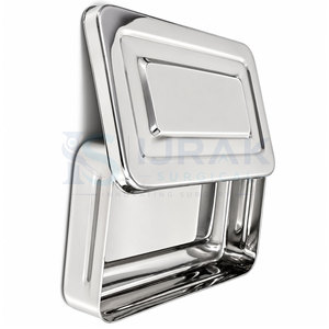 Caja de Esterilización para Instrumentos Quirúrgicos IJRAK de Acero Inoxidable Quirúrgico con Bandeja de Malla de 10 x 6 Pulgadas, Reutilizable para Instrumentos Médicos - Product Image 2